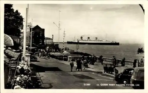 Ak Cowes, Isle of Wight, England, Königin Mary