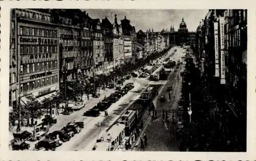 Ak Praha Prag Tschechien, Václavské náměstí, Wenzelsplatz