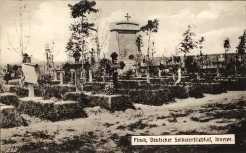 Ak Pinsk Weißrussland, Deutscher Soldatenfriedhof