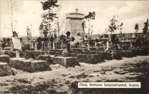 Ak Pinsk Weißrussland, Deutscher Soldatenfriedhof