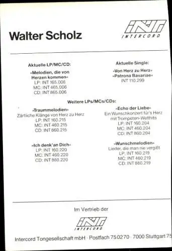 Foto Ak Trompeter Walter Scholz, Autogramm