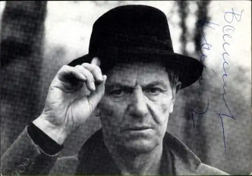 Foto Schauspieler Heinz Bennent, Portrait, Autogramm