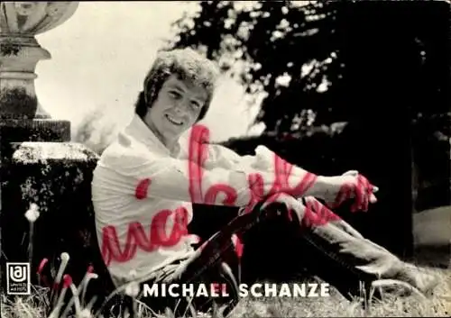 Foto Sänger Michael Schanze, Portrait, Autogramm