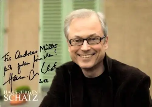 Foto Schauspieler Hans Jürgen Schatz, Portrait, Autogramm