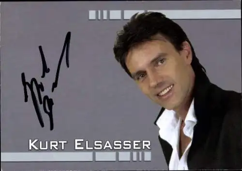 Foto Kurt Elsasser, Portrait, Autogramm