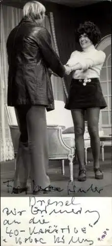 Ak Schauspieler, Autogramm, Szene