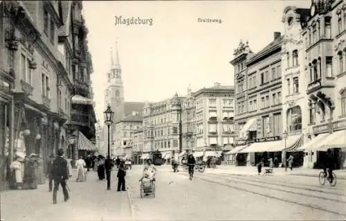 Ak Magdeburg an der Elbe, Breiteweg