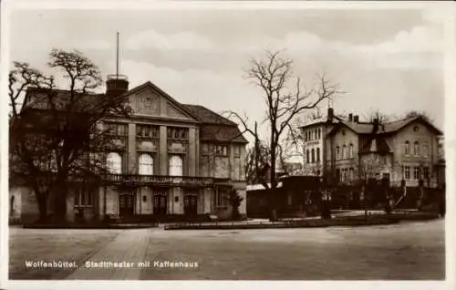 Ak Wolfenbüttel in Niedersachsen, Stadttheater, Kaffeehaus