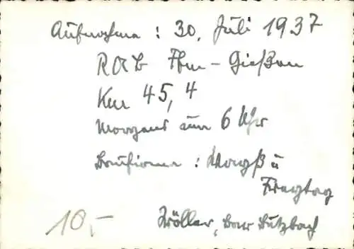 Foto Arbeiter mit einer Maschine, 1937