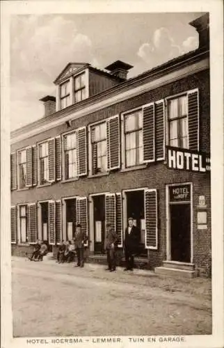 Ak Lemmer Friesland Niederlande, Hotel Boersma