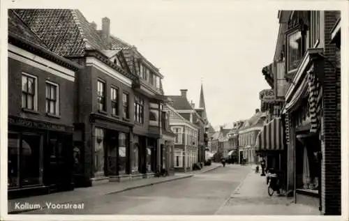 Ak Kollum Kollumerland und Nieuwkruisland Friesland Niederlande, Voorstraat