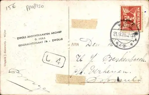 Ak Wijhe Overijssel, Enkweg