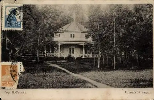 Ak Weliki Ustjug Russland, Stadtgarten