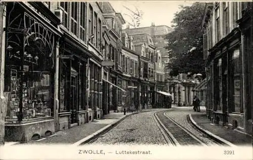 Ak Zwolle Overijssel Niederlande, Luttkestraat