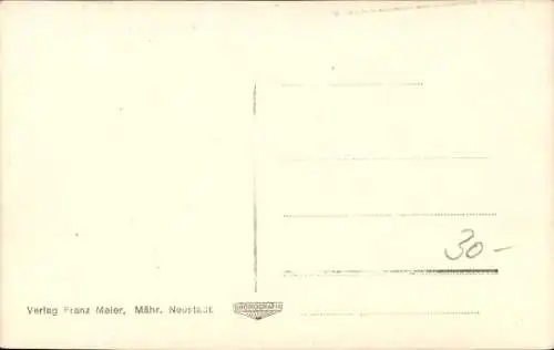 Ak Uničov Mährisch Neustadt Region Olmütz, Jos. Göbl Gasse