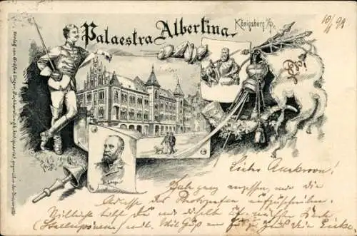 Studentika Ak Kaliningrad Königsberg Ostpreußen, Palaestra Albertina