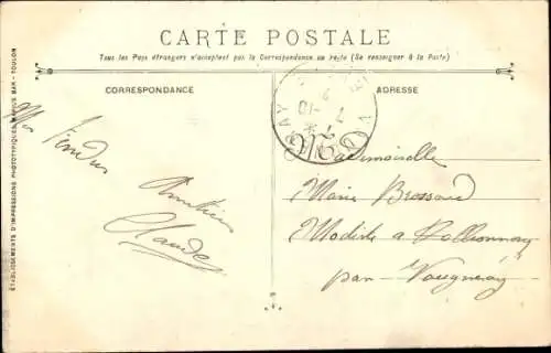 Ak Französisches Kriegsschiff Paris, Französische Marine