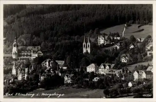 Ak Świeradów Zdrój Bad Flinsberg Schlesien, Teilansicht