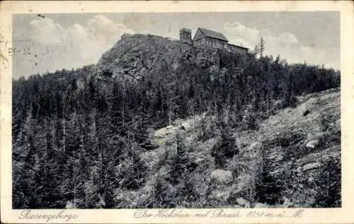 Ak Szklarska Poręba Schreiberhau Riesengebirge Schlesien, Hochstein, Isergebirge, Baude