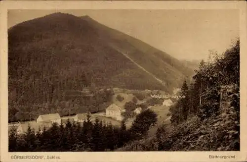 Ak Sokołowsko Görbersdorf Schlesien, Büttnergrund, Waldschänke