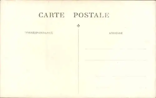 Foto Ak Französischer Soldat in Uniform, Portrait