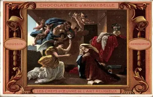 Künstler Ak Poussin, L'Annonciation, Chocolaterie d'Aiguebelle