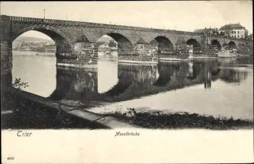 Ak Trier an der Mosel, Moselbrücke