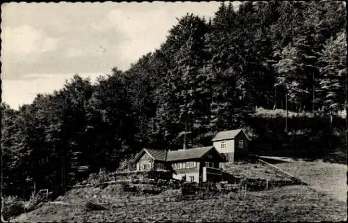 Ak Sieber Herzberg am Harz, Berg-Café