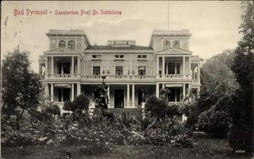 Ak Bad Pyrmont in Niedersachsen, Sanatorium Prof. Dr. Schücking