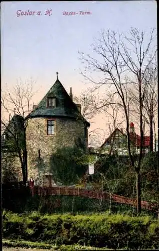 Ak Goslar am Harz, Bachs-Turm