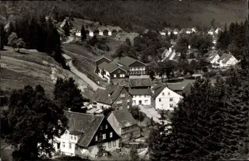 Ak Altenau Clausthal Zellerfeld im Oberharz, Teilansicht