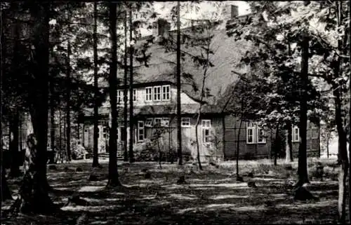 Ak Schneverdingen in der Lüneburger Heide, Waldgasthof Höpen