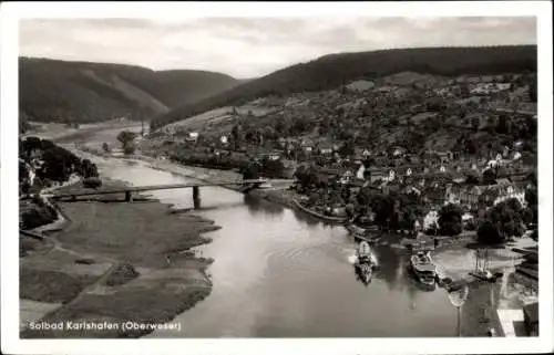 Ak Bad Karlshafen an der Weser, Gesamtansicht