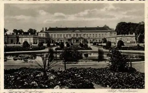 Ak Herrenhausen Hannover in Niedersachsen, Schloss, Parkanlage