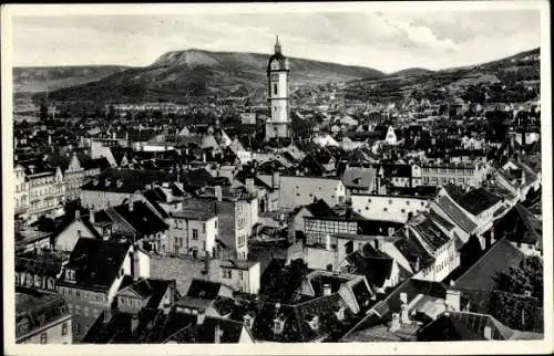 Ak Jena in Thüringen, Gesamtansicht, Stadtkirche, Jenzig