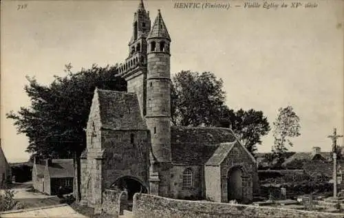 Ak Henvic Finistère, Alte Kirche