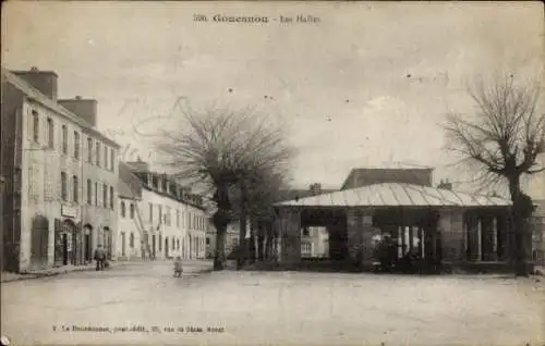 Ak Gouesnou Finistère, Les Halles