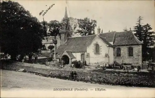 Ak Locquénole Finistère, Kirche