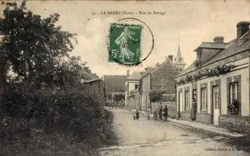 Ak La Barre-Eure, Rue du Bocage