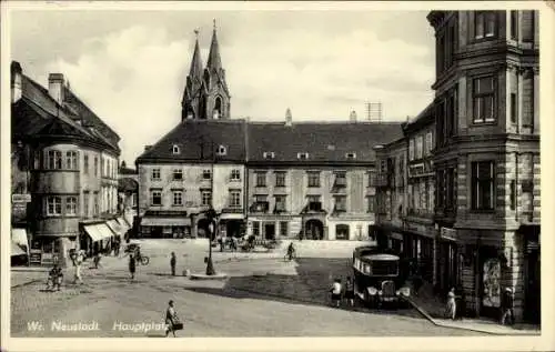 Ak Wiener Neustadt in Niederösterreich, Hauptplatz