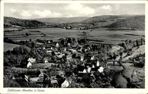 Ak Abenden Nideggen in der Eifel, Totalansicht