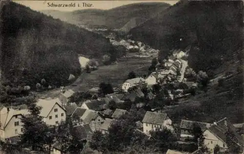 Ak Schwarzwald Ohrdruf in Thüringen, Panorama