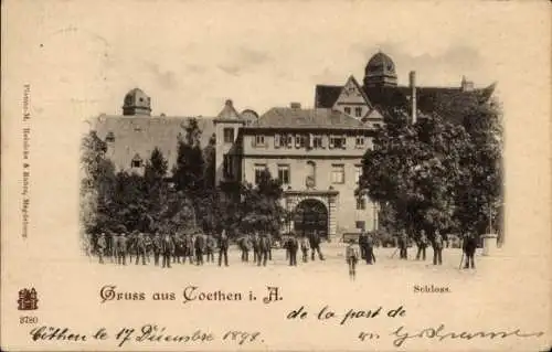 Ak Köthen in Anhalt, Schloss