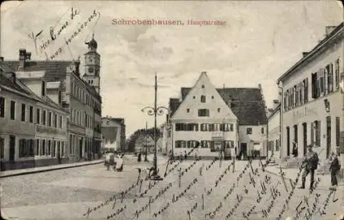 Ak Schrobenhausen in Oberbayern, Hauptstraße