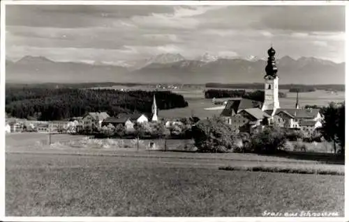 Ak Schnaitsee in Oberbayern, Gesamtansicht