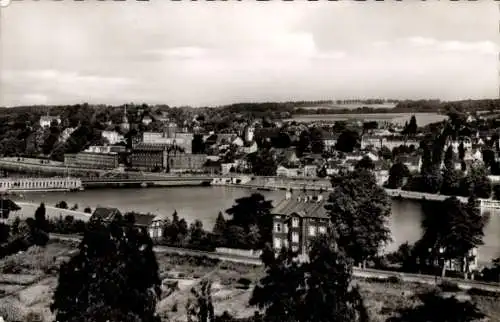 Ak Kettwig Essen im Ruhrgebiet, Gesamtansicht, Stausee