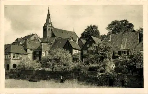 Ak Kettwig Essen im Ruhrgebiet, Altstadt, Kirche