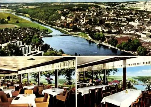 Ak Kettwig Essen im Ruhrgebiet, Panorama, Café Restaurant Haus Seeblick