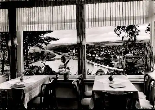 Ak Kettwig Essen im Ruhrgebiet, Ruhrhöhen-Terrassen Zum Seeblick, Auf der Rötsch, Aussicht