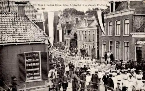 Ak Kollum Fryslân Niederlande, Paradeturnfest 1904